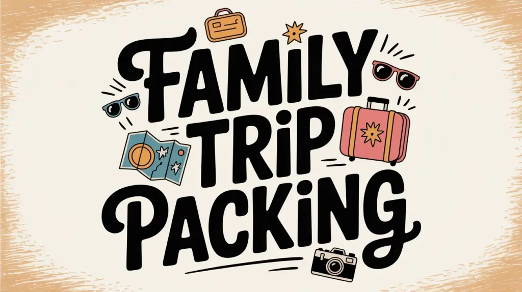 Family Trip packing
