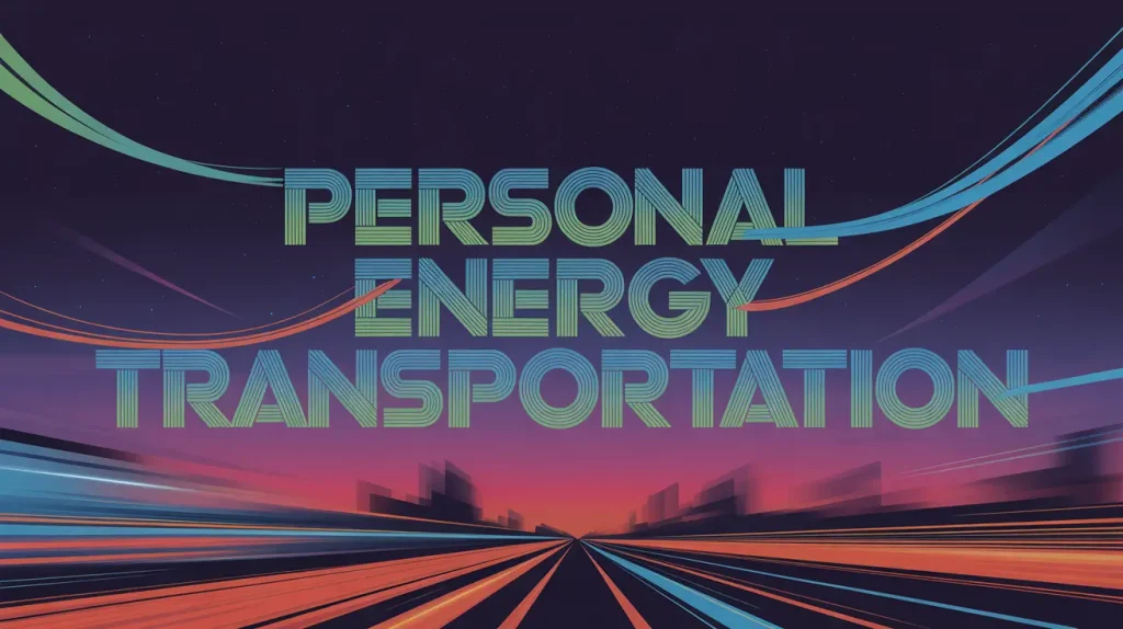 Personal energy transportation 