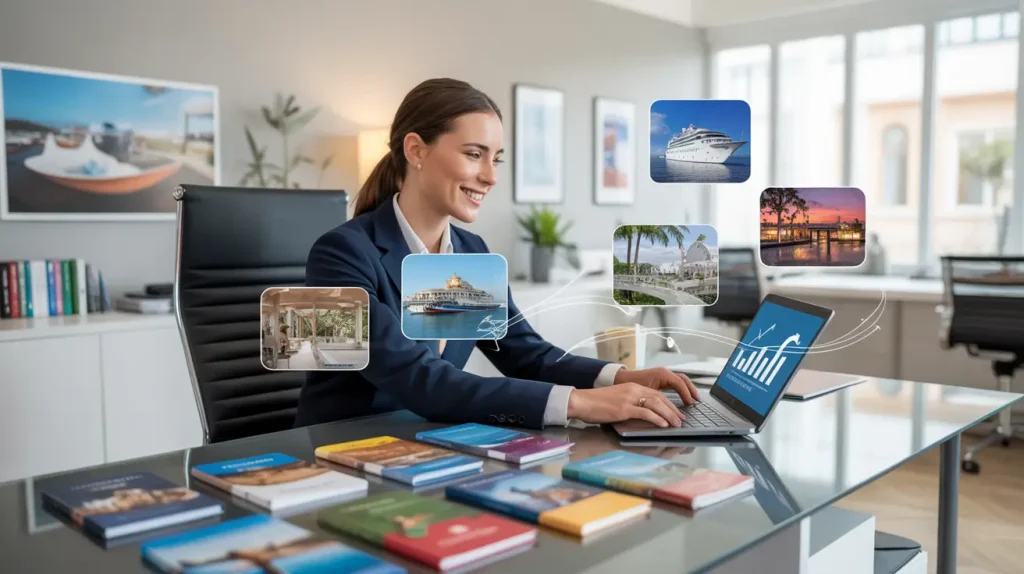 how do travel agents get paid